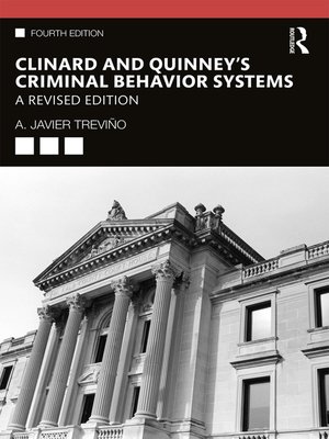 cover image of Clinard and Quinney's Criminal Behavior Systems